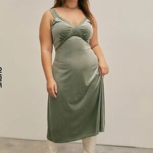 *SOLD* Cider Curve VELVET CAMI DRESS